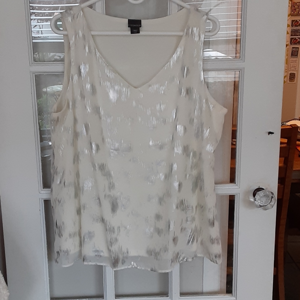 Dressy sleeveless top
